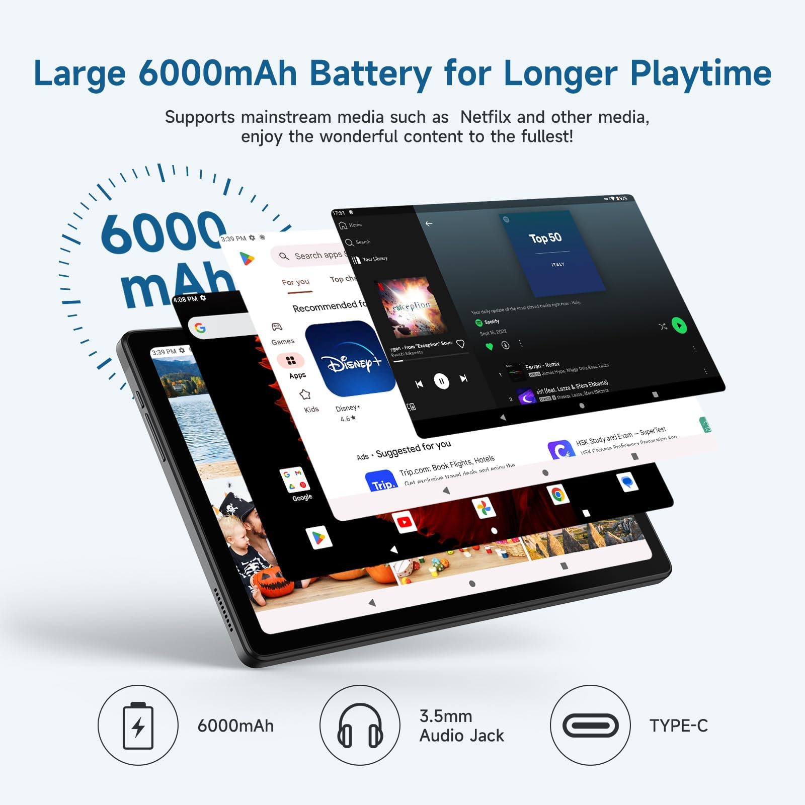ALLDOCUBE iPlay50  6GB/128GB  10インチ 41aSNsqmIxL.jpg